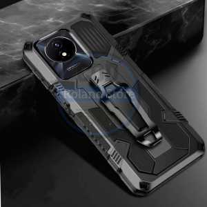 Casing HP Untuk Vivo Y02/Y02T 2022 Hard Case Kickstand Armor Belt Clip Terbaru