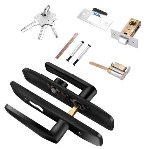 【Door Knob】 Black Universal Door Locks Continental Bedroom Minimalist Interior Door Handle Lock