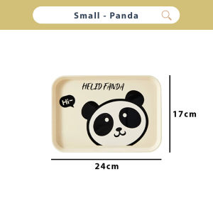 Roco Cute Cartoon Food-Grade Serving Tray Dulang Pelbagai Guna Rectangle Food Serving Tray