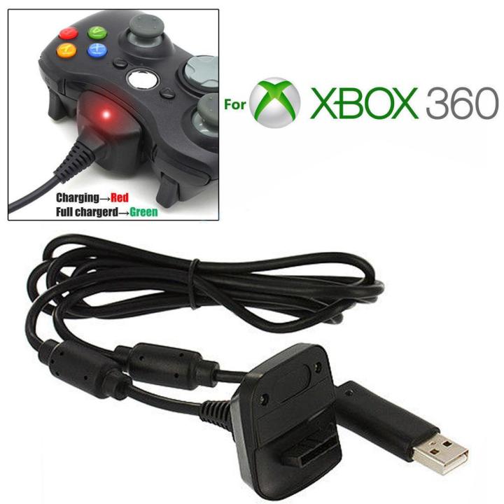 OEM XBOX 360 USB Charger Charge Play Charging Cable Lead for