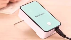 Home Use Fast HeatingFan Heater Portable Office Desktop Small Heater Dormitory Energy-saving Electric Heater