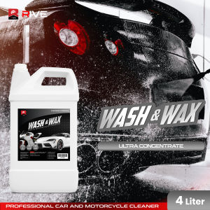 Sabun Cuci Mobil RIVE 4 Liter 4000 ML wash and wax car wash car shampoo Premium Wash and Wax