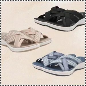 Sneakers Durable Breathable Flat Shoes Sloping Heel Large Size Home Leisure Comfort Adults Non-slip