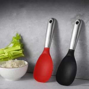 DAXI Non-Stick Cooking Stainless Steel Handle Dinnerware Tableware Rice Scoop Kitchen Spoons Spatula Rice Paddle