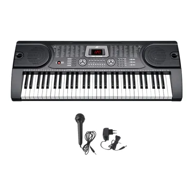MK 2089 คีย์บอร์ด 61 คีย์ รุ่น MK-2089 ใส่ถ่านเล่นได้ + ฟรี อแดปเตอร์ ที่วางโน้ต ไมค์ คู่มือ (61 Key Electronic Keyboard คีย์บอร์ดไฟฟ้า)