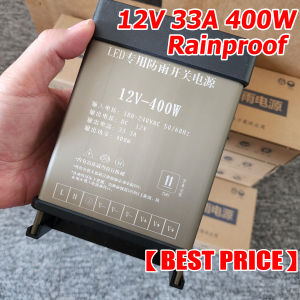 Rainproof Outdoor Switching Power Supply 12V 400W 33A LED Driver Lighting Adapter Output DC12V Signage CCTV