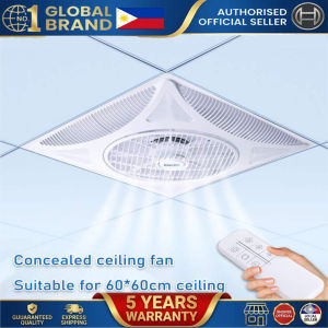 5-year warranty Embedded Ceiling Fan Circulating Fan Remote Control Ceiling Fan Air Cooling Fan Embedded Integrated Silent Shaking Head Electric 60x60 Circulating Fan