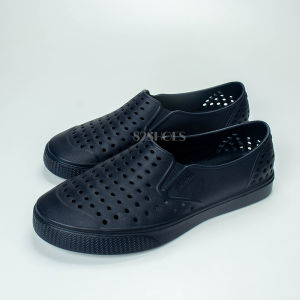 Giày nhựa lỗ mới nam nữ đi mưa đi biển Urban Chất liệu Eva siêu nhẹ chống nước giá tốt - Xanh Chàm