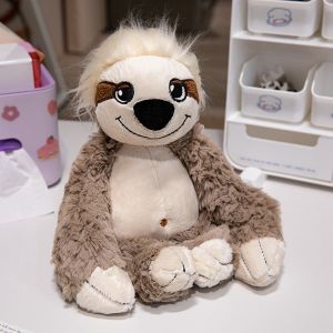 NEXASHOP Cute Soft Plush Companion Doll Lovely Fox 25/35cm Animal Plush Toy Raccoon Sloth Stuffed Animal Pillow Birthday Gift