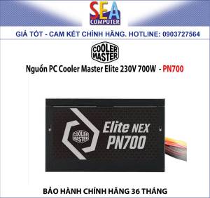 Nguồn PC Cooler Master Elite 230V 700W - PN700 - Bảo hành chính hãng 36 tháng