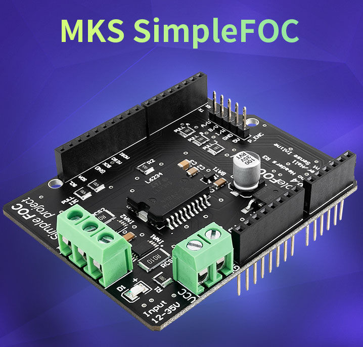 SimpleFOC Shield V2.0.4 FOC BLDC Motor Controller Board Arduino Servo ...