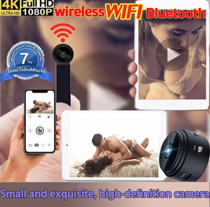 🔥A9 small cctv camera cctv camera 1080P Ultra HD bulb cctv camera