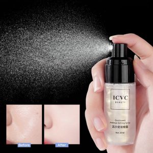 [Ready Stock+COD] Makeup Setting Spray Moisturizing Long Lasting Transparent Foundation Fixer make Up SprayMatte Finishing Setting Spray Skin Cosmetic 30ml/pc Oil Control Natural Long Lasting