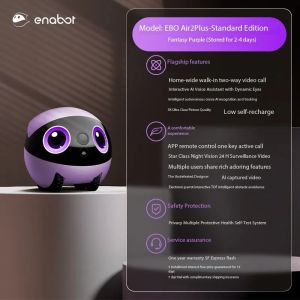 EBO Air2 plus is a full-house mobile camera Air2 wireless camera and a smart walking pet monitoring robot for home use