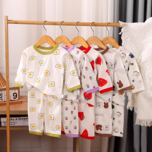 SL - PIYAMA ANAK MOTIF FLEUR LENGAN PANJANG / BAJU TIDUR ANAK UNISEX