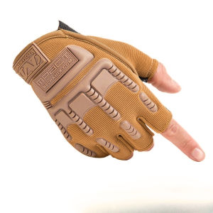 Sarung Tangan Tactical Mechanix Motor Sepeda Half Finger Gloves Mpact
