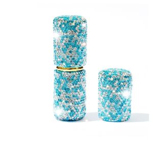 BESTOUR Portable Perfume Bottle 10ml Full Rhinestone Refillable Bottles Empty Storage Container Makeup Tool