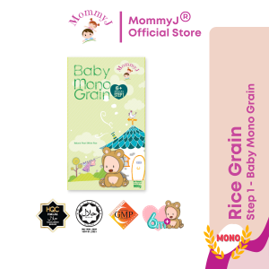 MommyJ® Langkah 1 Bijirin Tunggal 6bulan+  | MommyJ® Step 1 Baby Mono-Grain 6m+ (900g)