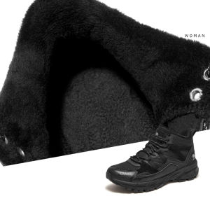 Camel womens velvet warm hiking shoes anti slip outdoor hiking boots