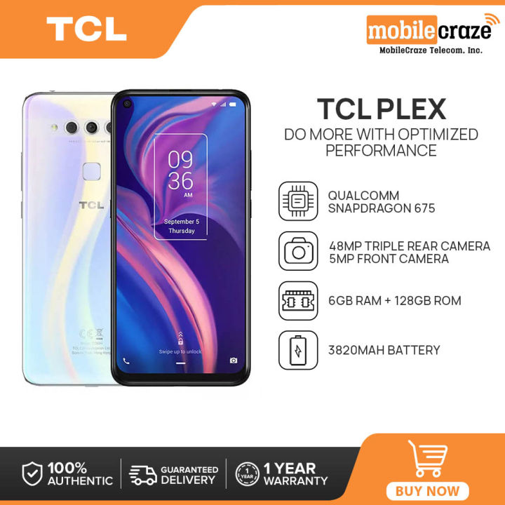 TCL PLEX Smartphone | 6GB RAM+128GB ROM | Qualcomm
