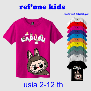 Baju anak perempuan/kaos anak laki laki/Baju anak perempuan labubu /Usia 2-12 tahun Bahan katun