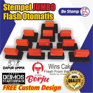 Stempel Otomatis/Flash JUMBO UNTUK PLASTIK & DUS