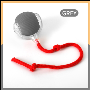 YOUYUEPINK บอลกลิ้งลูกบอลไฟฟ้าอัตโนมัติแบบของเล่นแมวโต้ตอบแมวของเล่นสัตว์เลี้ยง USB ทีเซอร์อัตโนมัติอัจฉริยะสามารถชาร์จใหม่ได้