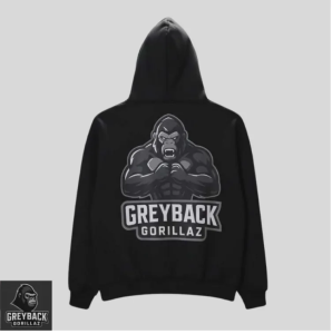 Best Seller GREYBACK GORILLAZ LOOSE FIT HOODIE | 1PC BLACK | 450GSM Heavyweight Fabric | Authentic Greyback Gorillaz Long Sleeve Hoodie | Casual Hoodie For Men & Women | Trend & Perfect Ideal Gift Hoodie | Be Alpha In The Group | Fleece Long Sleeve Hoodie
