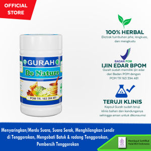OBAT HERBAL GURAH SUARA 100% DARI DE NATURE