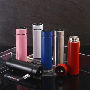 Termos Suhu Temperature / Botol Minum / Smart LED Thermos Tumbler Stainless Steel