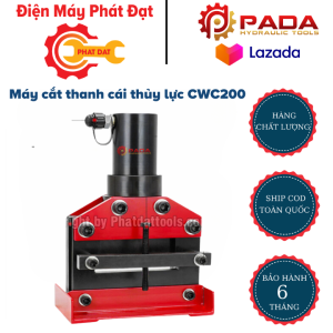(Trả góp 0%) Máy Cắt Thanh Cái Thủy Lực CWC200 - Cắt Bản Rộng 200mm - Bảo Hành 6 Tháng