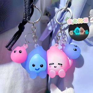 [ COD✅]Gantungan kunci tas couple/gantungan tas lucu aesthetic//keychain luminous version