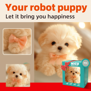 My Realistic Robot Puppy Walking Amp Barking Pet Dog Plush Toys Child Companion Robot Short Plush Toy