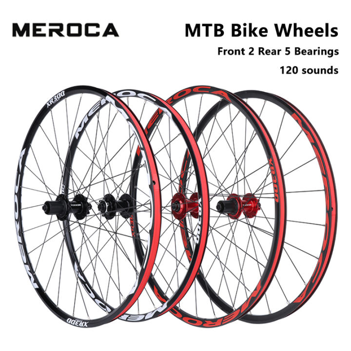 26 inch mountain bike deals wheelset with disc brakes