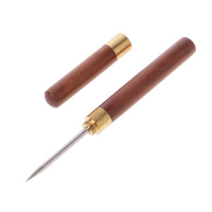 Stainless Steel Tea Needles with Wooden Handle and Sheath Kitchen Tool