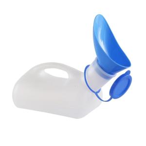 ที่ปัสสาวะฉุกเฉินใช้ได้ทั้งชายและหญิงขนาด1000มล. พร้อมฝาปิดห้องสุขาเคลื่อนที่ขวดเก็บฉี่สำหรับตั้งแคมป์และการเดินทางไกล