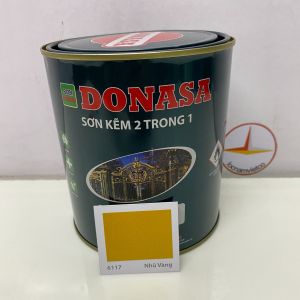 Sơn Sắt Kẽm Donasa 2 trong 1 màu DAF 6117 Nhũ vàng _3L