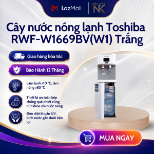 Cây nước nóng lạnh Toshiba RWF-W1669BV(W1) Trắng / RWF-W1669BV(K1) Đen - Bảo hành 12 tháng