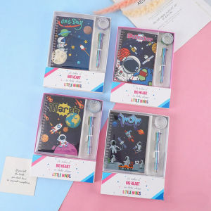 OutingSG® A5 Notebook Gift Set Cute Cartoon Theme Set Gift Box Notepad Travel Notebook Childrens Gifts