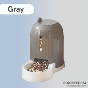 WaggyWaggy Food 2.7L Water 1.6L Automatic Feeder Cat Dog Pet Bowl Tempat Makanan Kucing BO0035