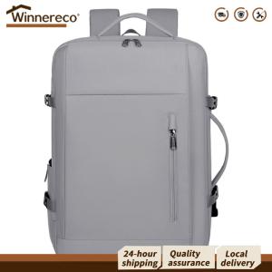 【Free Shipping】 Mens Nylon Business Backpack with Adjustable Straps for College and Work Durable Travel Bag for Men and Women
