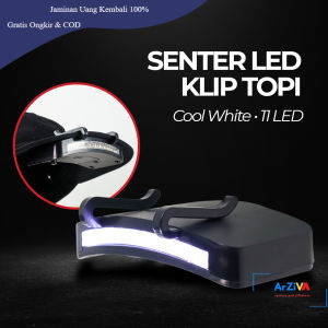 TaffLED Senter Klip Topi LED Clip Headlamp 11 LED - M1801