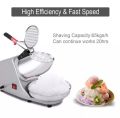 Ice Crusher Electric Heavy Duty Double Blade Ice Crusher Machine Stainless for Scramble Automatic Ice Shaver Machine Electric Commercial High Power Ice Smasher Machine Portable. 