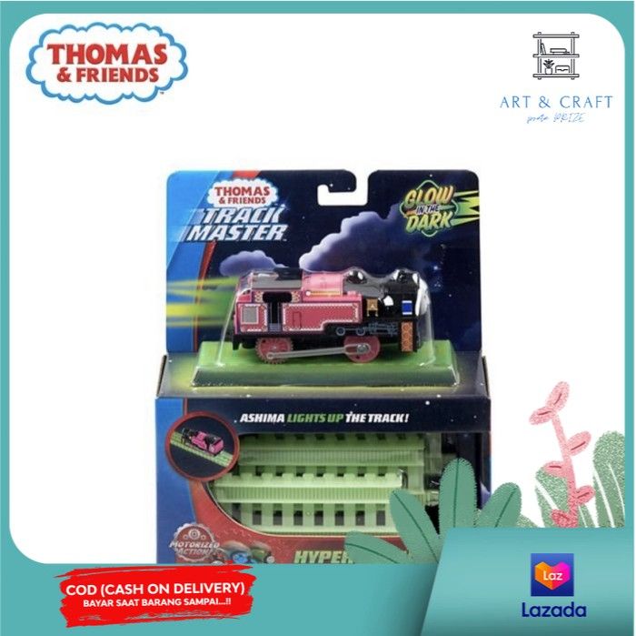 THOMAS & FRIENDS TRACKMASTER MOTORIZED HYPERGLOW ASHIMA ORIGINAL ...
