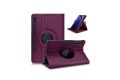 [SG] Case for Samsung Galaxy Tab S10 FE+ S10+ S10 Plus S9 FE Plus S9+ S8+ S8+ S7 FE S7+ 12.4 13.1 inch / Tab S10 Ultra S9 Ultra 14.6 / Tab S10 FE S9 FE 10.9 / Tab S9 S8 S7 11 inch - 360 Degree Rotating Swivel Leather Magnetic Smart Cover Casing. 