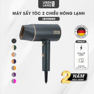 Máy sấy tóc LEBENLANG công nghệ ion chống xơ rối gấp gọn 2 chiều nóng lạnh công suất 2100W model LBH3088 - hàng chính hãng