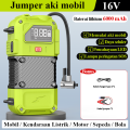 ZPER 2-in-1 Jump Starter Pompa Angin Ban Mobil Elektrik Mini Car Air Infatable Pump Portable ZP024. 
