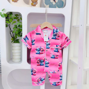 JanElla’s BUTTON DOWN PAJAMA SET (1 to 8 Years Old) SLEEPWEAR TERNO for KIDS GIRLS HT Cotton Made in Vietnam
