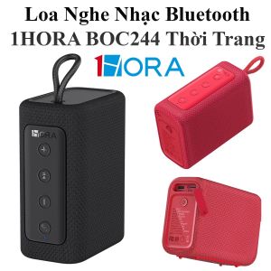Loa Nghe Nhạc Bluetooth Mini Cầm Tay 1Hora Boc244 Pin 2000Mah Nhỏ Gọn Kèm Cáp Sạc