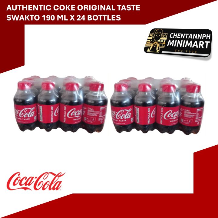 2 PACKS - Authentic COCA-COLA COKE Original Taste Swakto Softdrinks ...